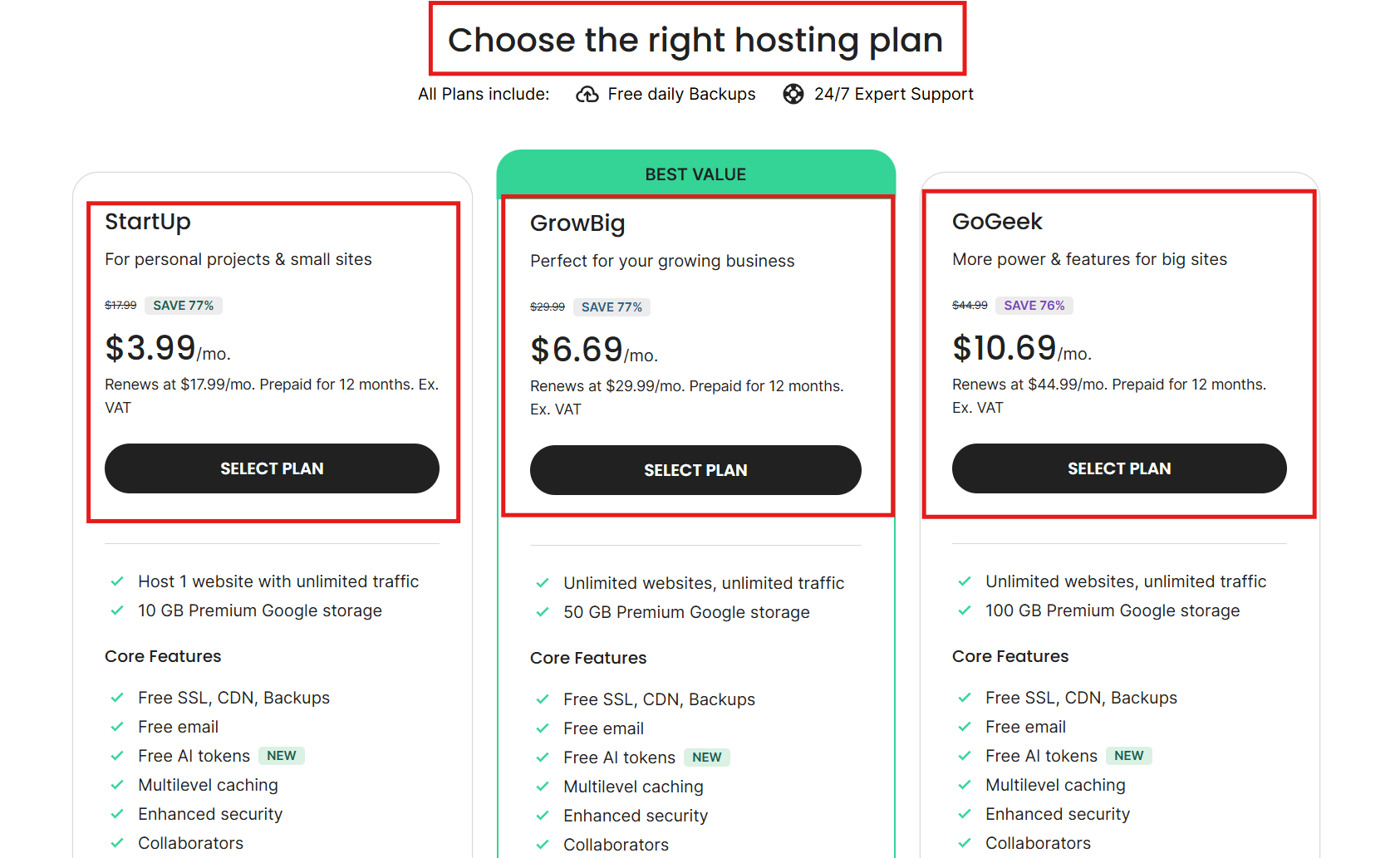 Hostinger vs SiteGround for affiliate marketing 2026 pricing comparison