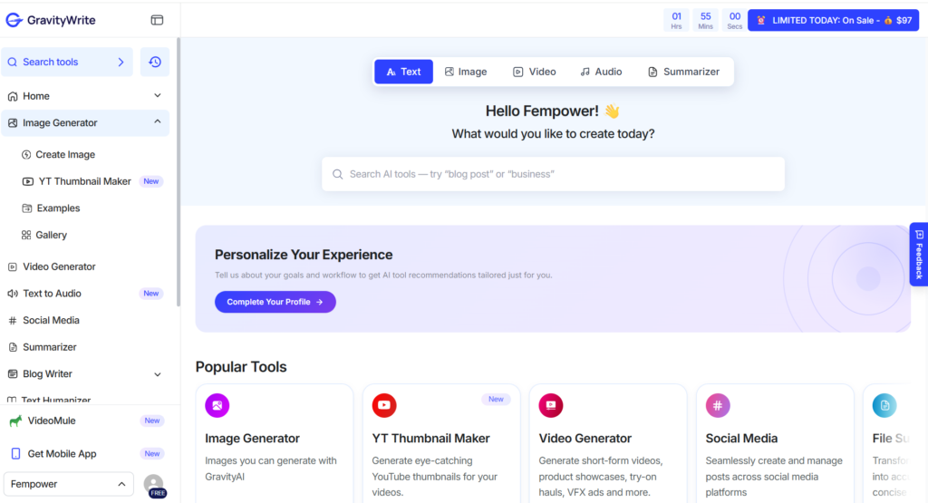 gravitywrite vs jasper for bloggers homepage hero 2026