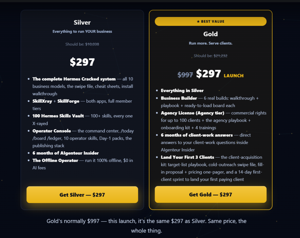 Hermes Cracked Gold and Silver Bundle 2026