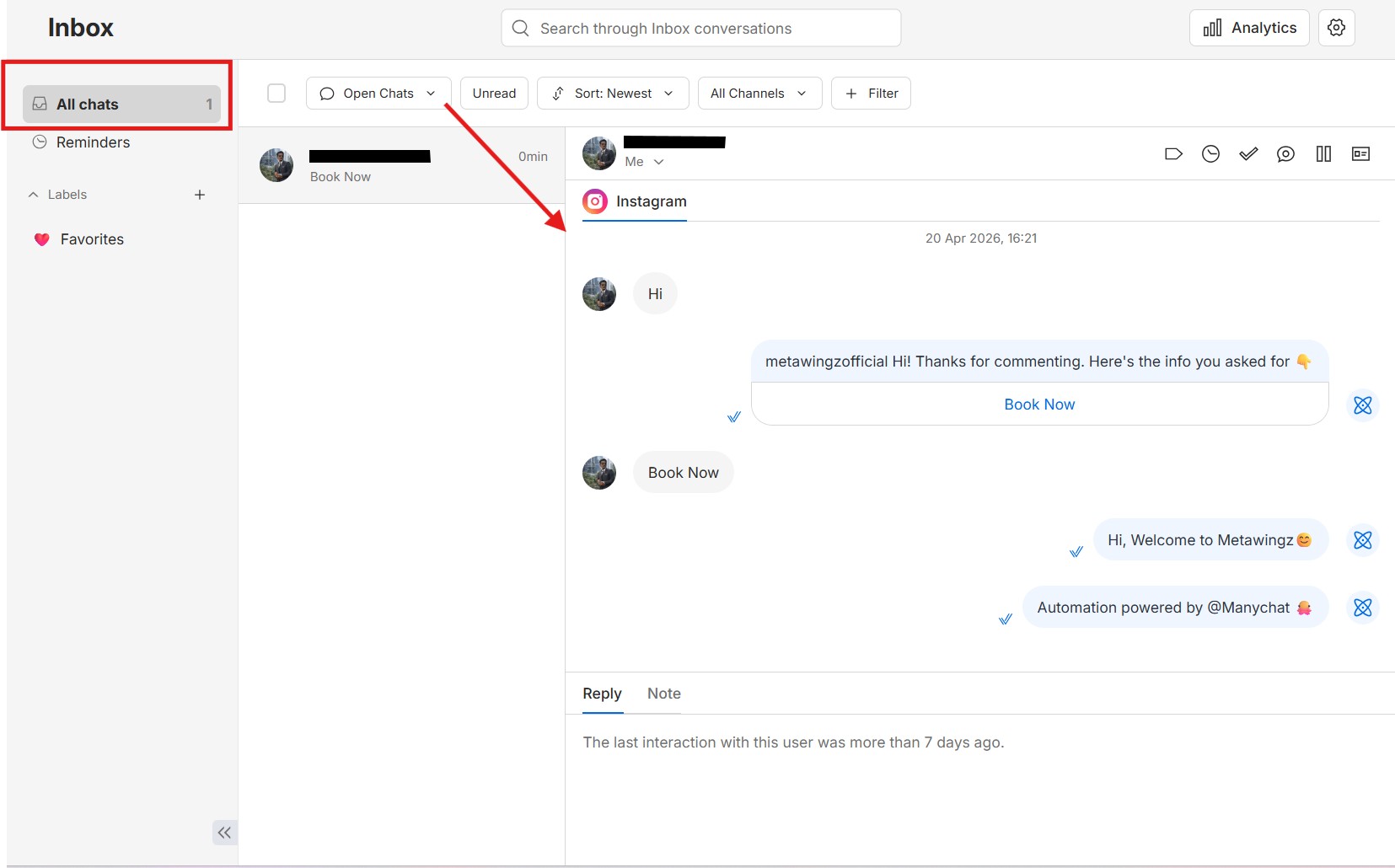 manychat instagram automation analytics 2026