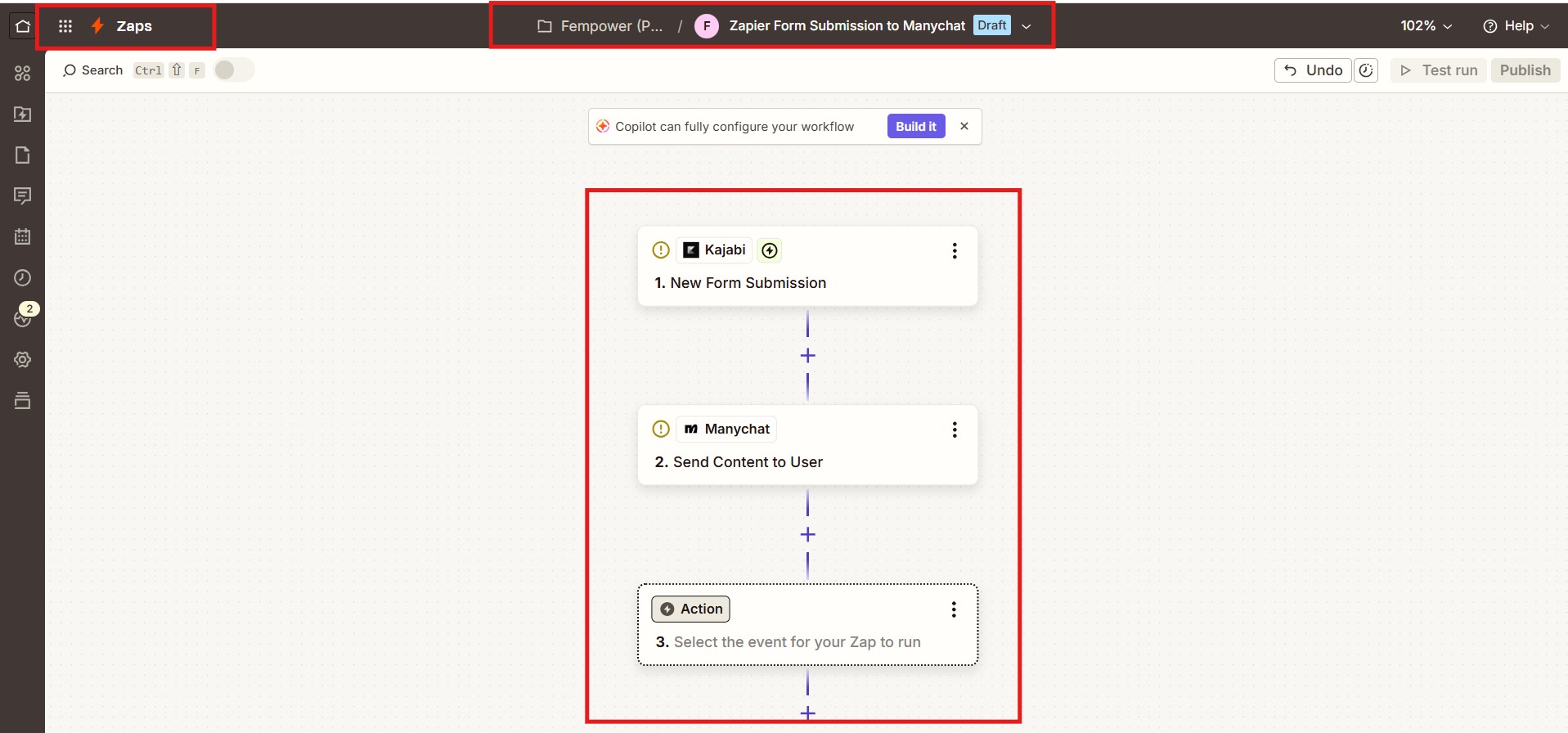 manychat kajabi integration zapier setup 2026